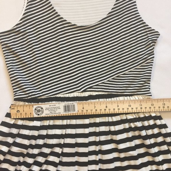 Kismet High-Low/Mullet Striped Sleeveless Dress XS - Picture 8 of 13